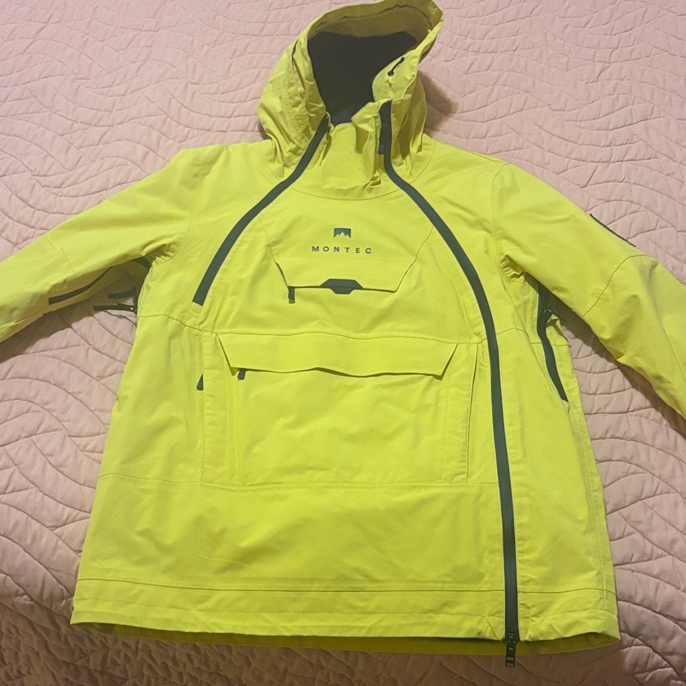 MONTEC DOOM W JACKET - Insulated yellow ski jacket